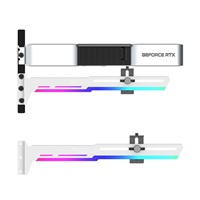 1stCool Podpěra GPU Kovový držák ARGB, bílá