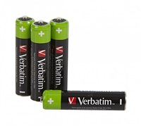 VERBATIM Nabíjecí baterie AAA Premium 4-Pack 950mAh HR03