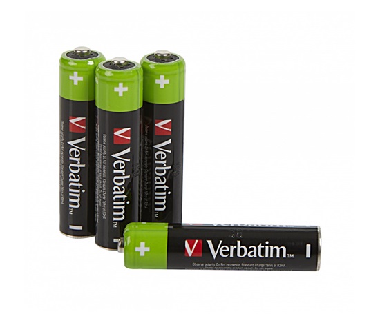 VERBATIM Nabíjecí baterie AAA Premium 4-Pack  2600 mAh HR03