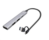 i-tec USB-A/USB-C Metal HUB 1x USB-C 3.1 + 3x USB 2.0