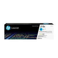 HP 219X High Yield Cyan Original LaserJet Toner Cartridge (2,500 pages)