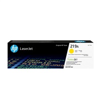 HP 219A Yellow Original LaserJet Toner Cartridge (1,200 pages)