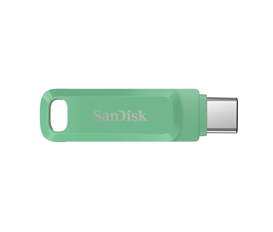 SanDisk Flash Disk 64GB Ultra Dual Drive Go, USB-C 3.2, Zelená