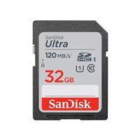 SanDisk SDHC karta 32GB Ultra (R:120/W:120 MB/s, UHS-I, C10)