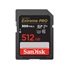 SanDisk MicroSDXC karta 512GB Extreme PRO (R:300/W:260 MB/s, UHS-II, C10, V90)