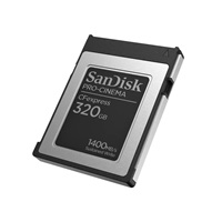 SanDisk CFexpress karta 320GB PRO-CINEMA Typ B (R:1700/W:1500 MB/s)