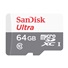 SanDisk MicroSDXC karta 64GB Ultra (R:100/W:100 MB/s, UHS-I, C10) + adaptér