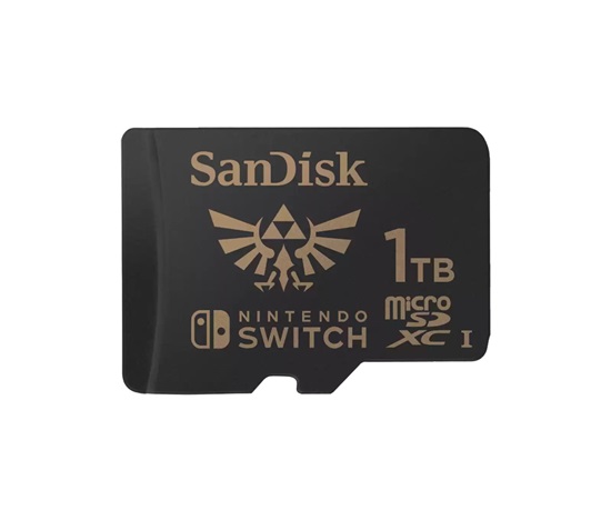 SanDisk MicroSDXC karta 1TB pro Nintendo Switch (R:100/W:90 MB/s, UHS-I)