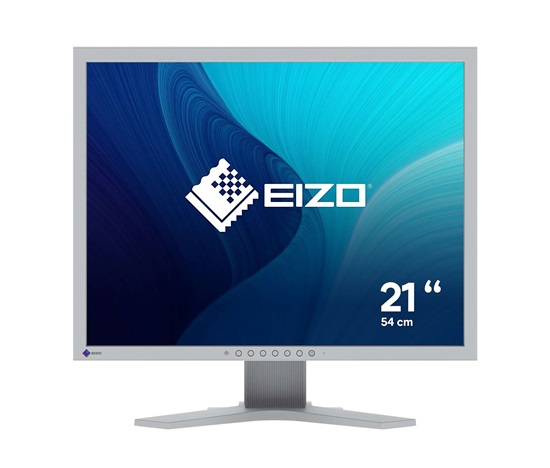 EIZO MT 21,3" S2134 FlexScan, IPS, 1600x1200, 500nit, 1800:1, 6ms, DisplayPort, DVI-D, D-sub, USB, Šedý