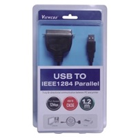 PremiumCord USB printer kabel USB na paralelní port LPT (CEN36M)