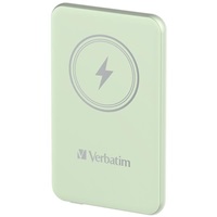 VERBATIM Powerbanka Charge 'n' Go, Magnetická, 5000 mAh, USB-C, Zelená