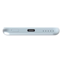 VERBATIM Powerbanka Charge ‘n‘ Go, Magnetická, 5000 mAh, USB-C, Modrá