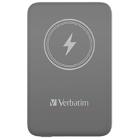 VERBATIM Powerbanka Charge 'n' Go, Magnetická, 10000 mAh, USB-C, Šedá