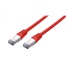 C-TECH kabel patchcord Cat5e, FTP, červený, 2m