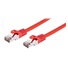 C-TECH kabel patchcord Cat6, FTP, červený, 0,25m