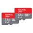 SanDisk MicroSDHC karta 32GB Ultra (R:120/W:120 MB/s, UHS-I, C10), 2-Pack