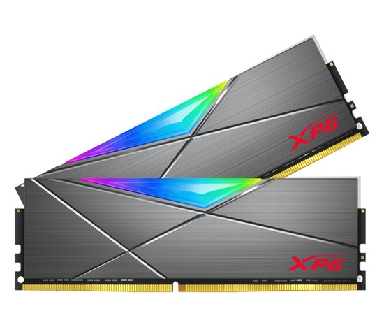 ADATA XPG DIMM DDR4 16GB (Kit of 2) 3200MHz CL16, Spectrix D50 RGB, Šedá