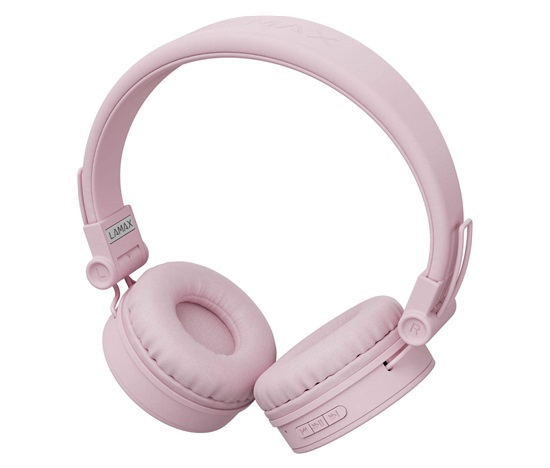 LAMAX Beat Blaze2 náhlavní sluchátka, USB-C - růžová