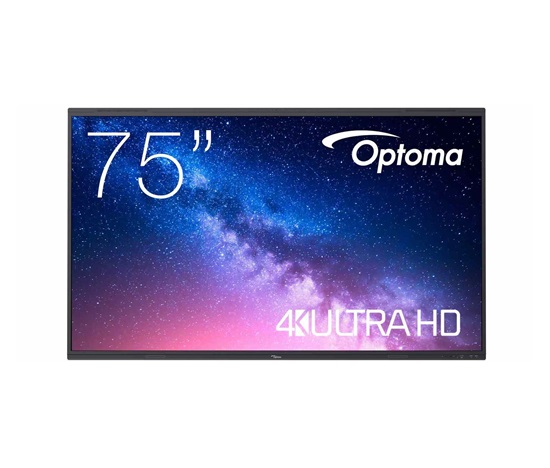 Optoma 5753RK IFPD 75" - interaktivní dotykový, 4K UHD, multidotyk 40prstu, Android 13,  8GB RAM / 64GB ROM
