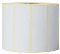 BROTHER BDE-1J026076-102, předřezaná rolka štítků, 76x26mm, 1900 štítků - box 8ks