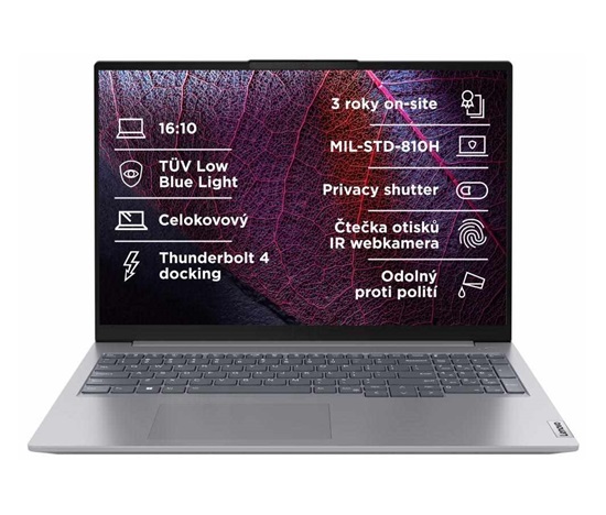 LENOVO NTB ThinkBook 16 G7 - Ultra5 125U,16" WUXGA,16GB,512SSD,FHD+IRcam,W11P