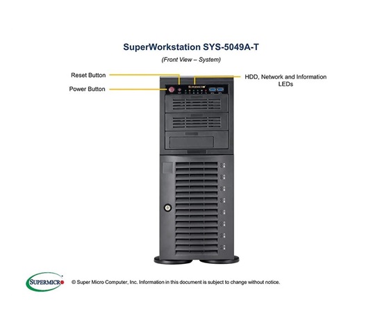 SUPERMICRO SuperWorkstation SYS-5049A-T