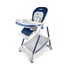 NENO SEDI BLUE multifunkční židle na krmení, bezpečnostní pás, nastavitelné pozice, ekokůže, modrá
