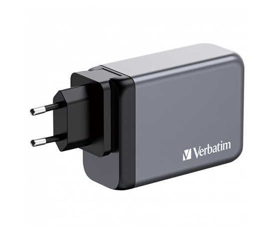 VERBATIM GaN Nabíječka do sítě GNC-240, 240W, 3x USB-C, 1x USB