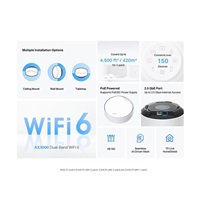 TP-Link Deco X50-PoE (1-pack) WiFi6 Mesh (AX3000,2,4GHz/5GHz,1x2,5GbELAN/WAN,1xGbELAN/WAN,1xPoE)