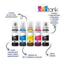 EPSON tiskárna ink EcoTank L3286, 5760x1440dpi, A4, 33ppm, USB, Wi-Fi, sken, bílá,Záruka 5 let  po registraci zdarma