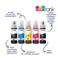 EPSON tiskárna ink EcoTank L3270, 5760x1440dpi, A4, 33ppm, USB, Wi-Fi, sken,Záruka 5 let  po registraci zdarma