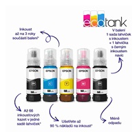 EPSON tiskárna ink EcoTank L3276, 5760x1440dpi, A4, 33ppm, USB, Wi-Fi, bílá,Záruka 5 let  po registraci zdarma