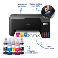 EPSON tiskárna ink EcoTank L3230, 5760x1440dpi, A4, 33ppm, USB, sken,Záruka 5 let  po registraci zdarma