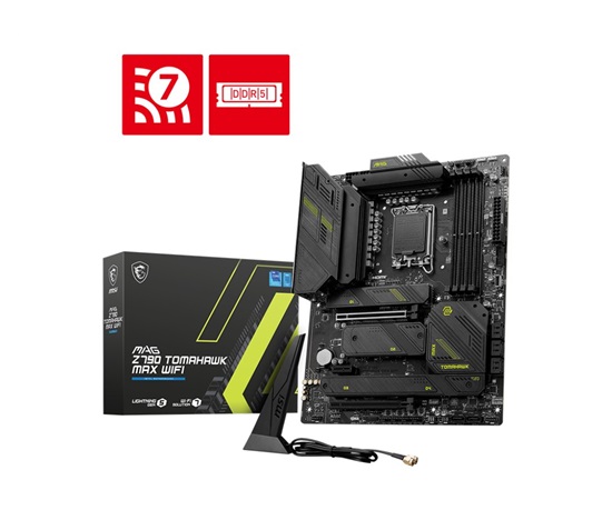 BAZAR - MSI MB Sc LGA1700 MAG Z790 TOMAHAWK MAX WIFI, Intel Z790, 4xDDR5, 1xDP, 1xHDMI, WI-FI - Po opravě (Bez příšlušen