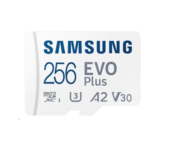 Karta Samsung micro SDXC 256GB EVO Plus + SD adaptér