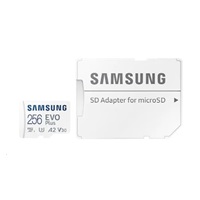 Karta Samsung micro SDXC 256GB EVO Plus + SD adaptér