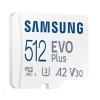 Karta Samsung micro SDXC 512 GB EVO Plus + SD adaptér