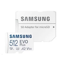 Karta Samsung micro SDXC 512 GB EVO Plus + SD adaptér
