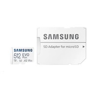 Karta Samsung micro SDXC 512 GB EVO Plus + SD adaptér