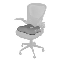 CONNECT IT Anatomický polštář na židli For Health GamaPro, Šedá