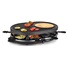 Tristar RA-2731 raclette grill, 1400 W, 5in1, pro 8 lidí, černý