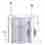 Oral-B Oral Health Center + iO Series 4 White set elektrického zubního kartáčku a ústní sprchy, bílá