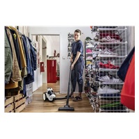 Karcher VC 3 podlahový vysavač, 700 W, HEPA filtr, bezsáčkový, 76 dB, prachová nádoba 0,9 l, bílá