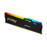 KINGSTON DIMM DDR5 32GB 6000MT/s CL30 Non-ECC FURY Beast RGB EXPO, Černá