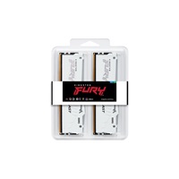 KINGSTON DIMM DDR5 32GB (Kit of 2) 6400MT/s CL32 Non-ECC FURY Beast RGB EXPO, Bílá