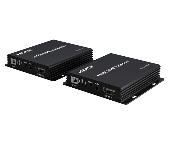 PremiumCord HDMI KVM extender přes Cat5e/6, FULL HD 1080p, na 150m
