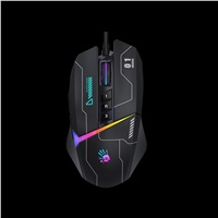 A4tech Bloody Myš W60 Max Activated, podsvícená herní myš, 12000 DPI, USB, Černá