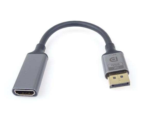 PremiumCord adaptér DisplayPort - HDMI, 8K@60Hz, 4K@144Hz Male/Female, 20cm