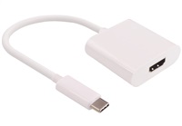 PremiumCord Převodník USB-C na HDMI, rozlišení 4K*2K@30Hz, FULL HD 1080p Tento adaptér umožňuje vysoce kvalitní převod videa a zvuku z USB-C na HDMI konektor pro monitor/TV/projektor. Funguje jako externí grafická karta s výstupem HDMI. Umožní rozšířit stávající plochu nebo ji zrcadlit na další monitor. Udělejte si svůj pracovní den více zábavný a pohodlnější. - podpora zvuku i obrazu - rozlišení obrazu až 4K*2K@30Hz, FULL HD 1080p - Umožňuje zobrazení v módu: Mirror + Extend + Duplicate ( zobra