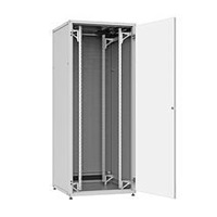 Solarix Rozvaděč LC-50 45U, 800x800 RAL 7035, skleněné dveře, 1-bodový zámek